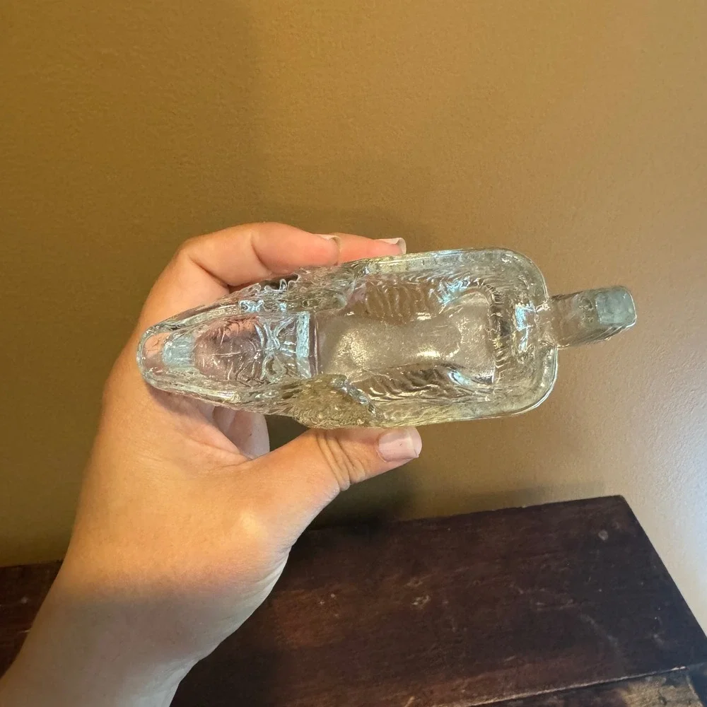 Vintage 1930's L. E. Smith Pressed‎ Glass Scottie Dog Creamer